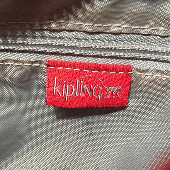 Kipling Red Nina Crossbody | Y2K Vintage Nylon Bag, Original Monkey Charm - Picture 13 of 14